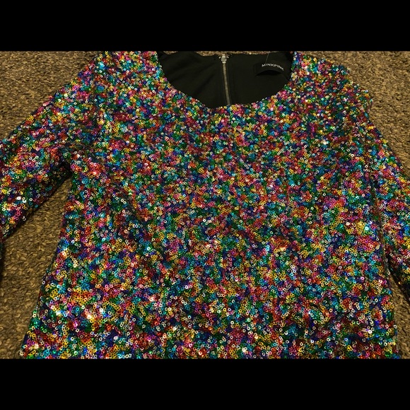 MINKPINK SEQUIN CROP TOP - Picture 5 of 11